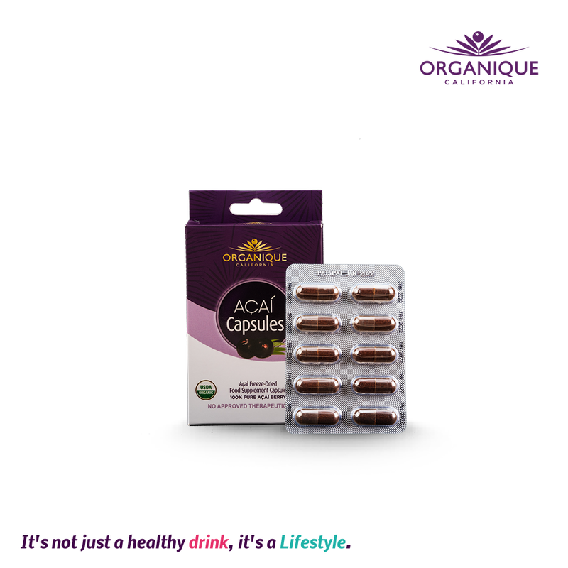 Organique Acai Freeze Dried Capsules 10s