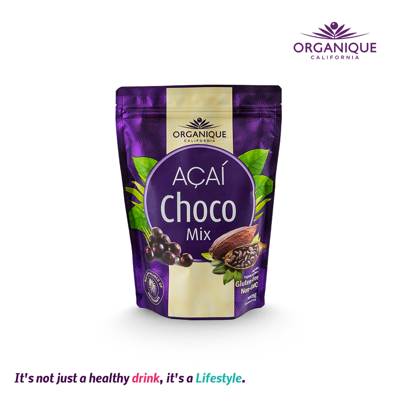 Organique Acai Choco Mix Stand Up Pouch 25g x 10